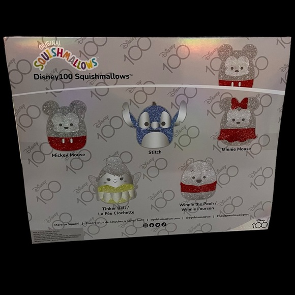 Jazwares - Disney 100 5" Original Squishmallows 5 Pack New in Box - Picture 5 of 7